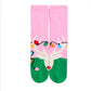 Shiraleah "Reindeer" Socks-Pink