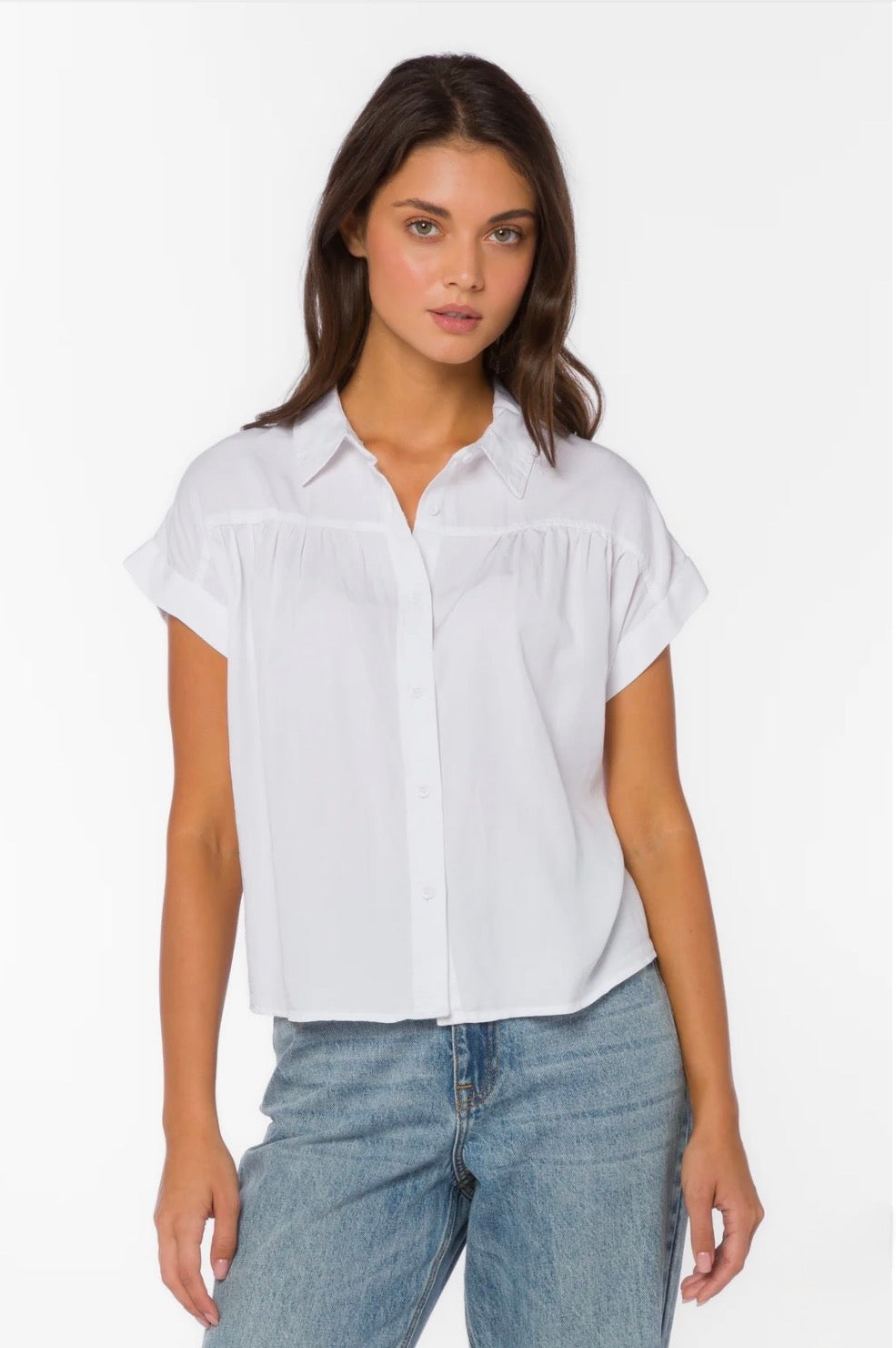 Velvet Heart "Xander" S/S Top- Optic White