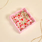 The Darling Effect Scallop Trinket Tray-Strawberry Fields