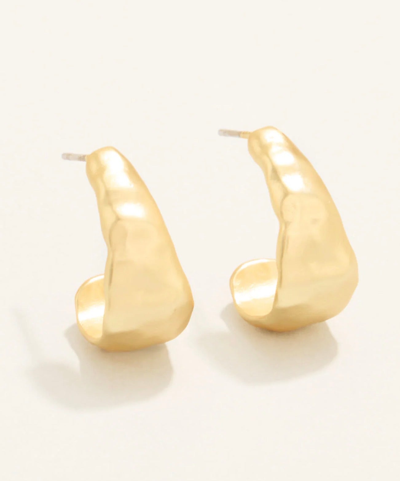 Spartina 449 Tolomato Hoop Earrings-Gold