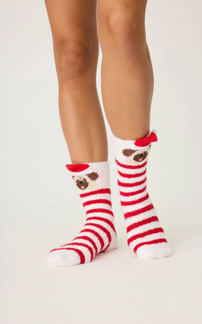 PJ Salvage "Pug" Socks-Ivory