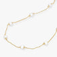 Melinda Maria “Perfect Pearl” Infinity Necklace-Gold