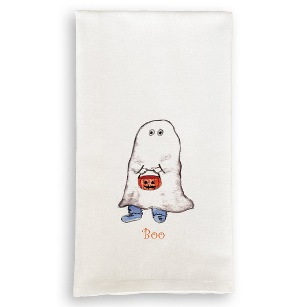 French Graffiti “Boo Boy Ghost” Tea Towel