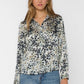Velvet Heart "Natalie" Top-Handpainted Leopard