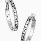 Brighton Contempo Medium Hoop Earrings-Silver