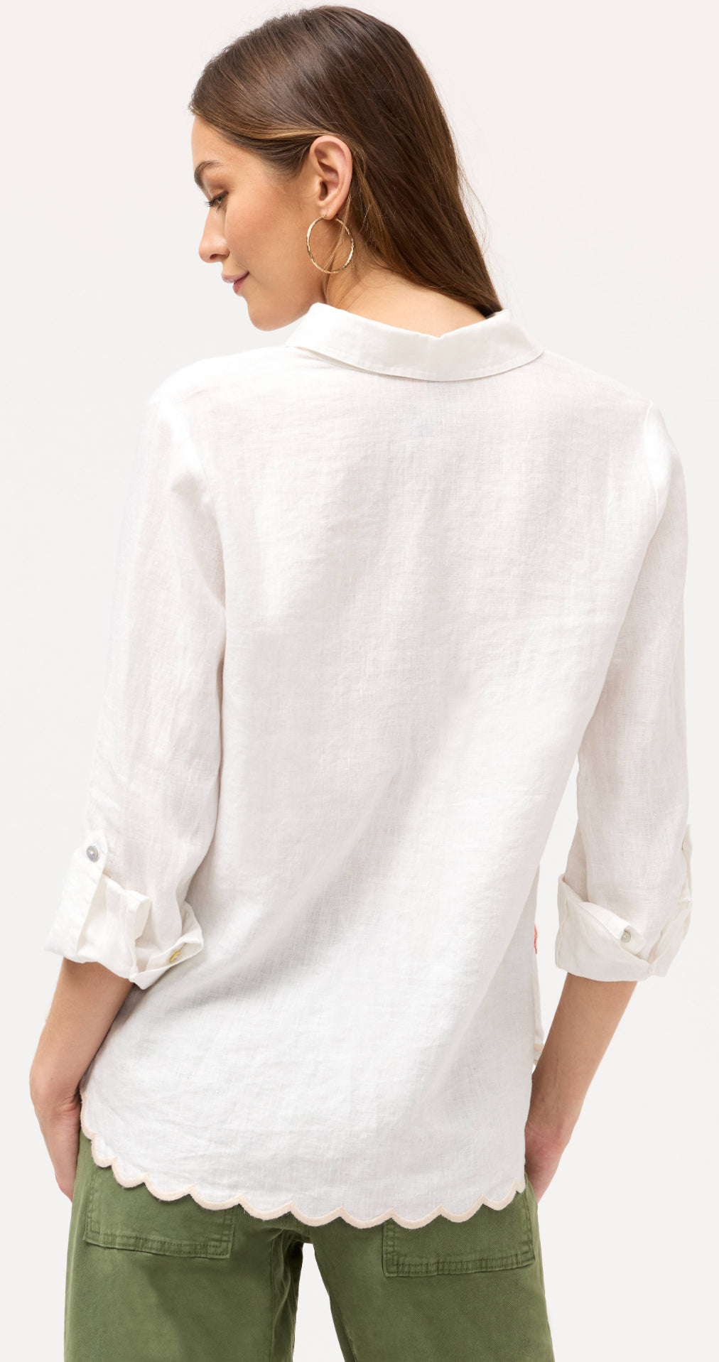 Johnny Was Relaxed Linen Shirt-Francis