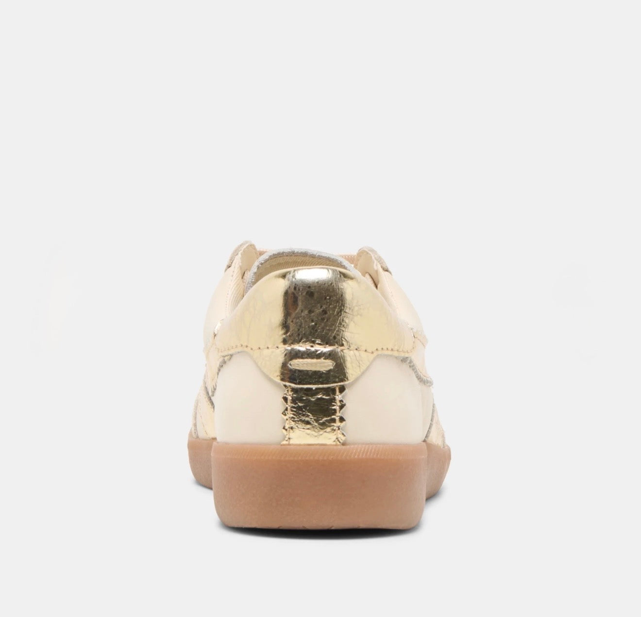 Dolce Vita “Merit” Sneaker-White/Gold Leather
