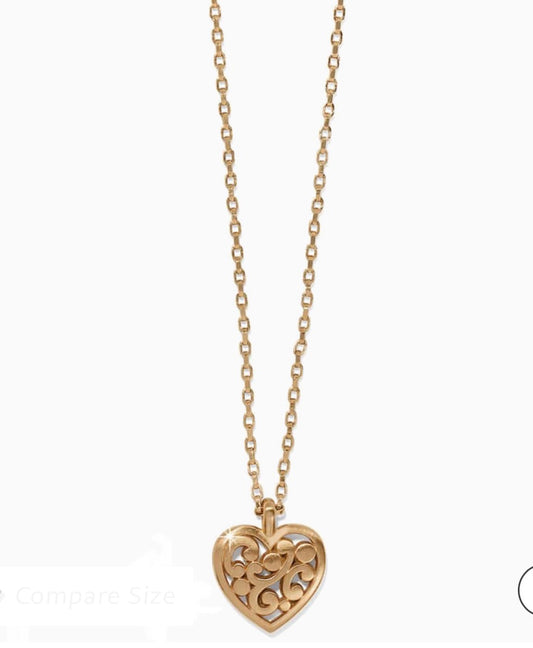 Brighton Contempo Heart Petite Necklace-