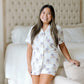 Sorority & Sisterhood Gameday Heirloom Pajama Short Set-Baton Rouge/LSU Tigers