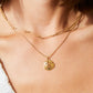 Spartina 449 SP Sand Dollar Necklace 18"-Sand Dollar