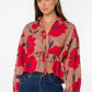 Velvet Heart “Emmalyn” Top - Desert Floral