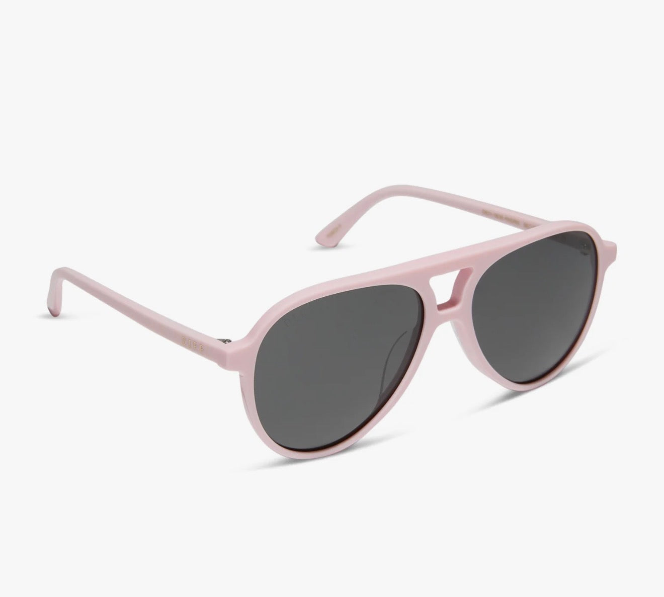 Diff Eyewear “Tosca II” Powder Pink Grey Sunglasses
