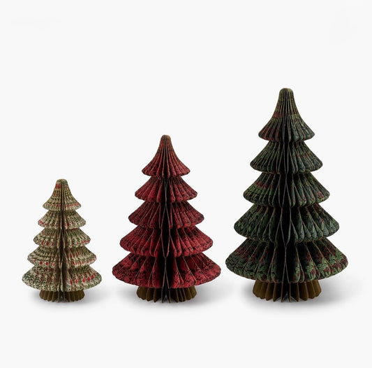 Rifle Paper Co. "Christmastide" Honeycomb Tree Decor