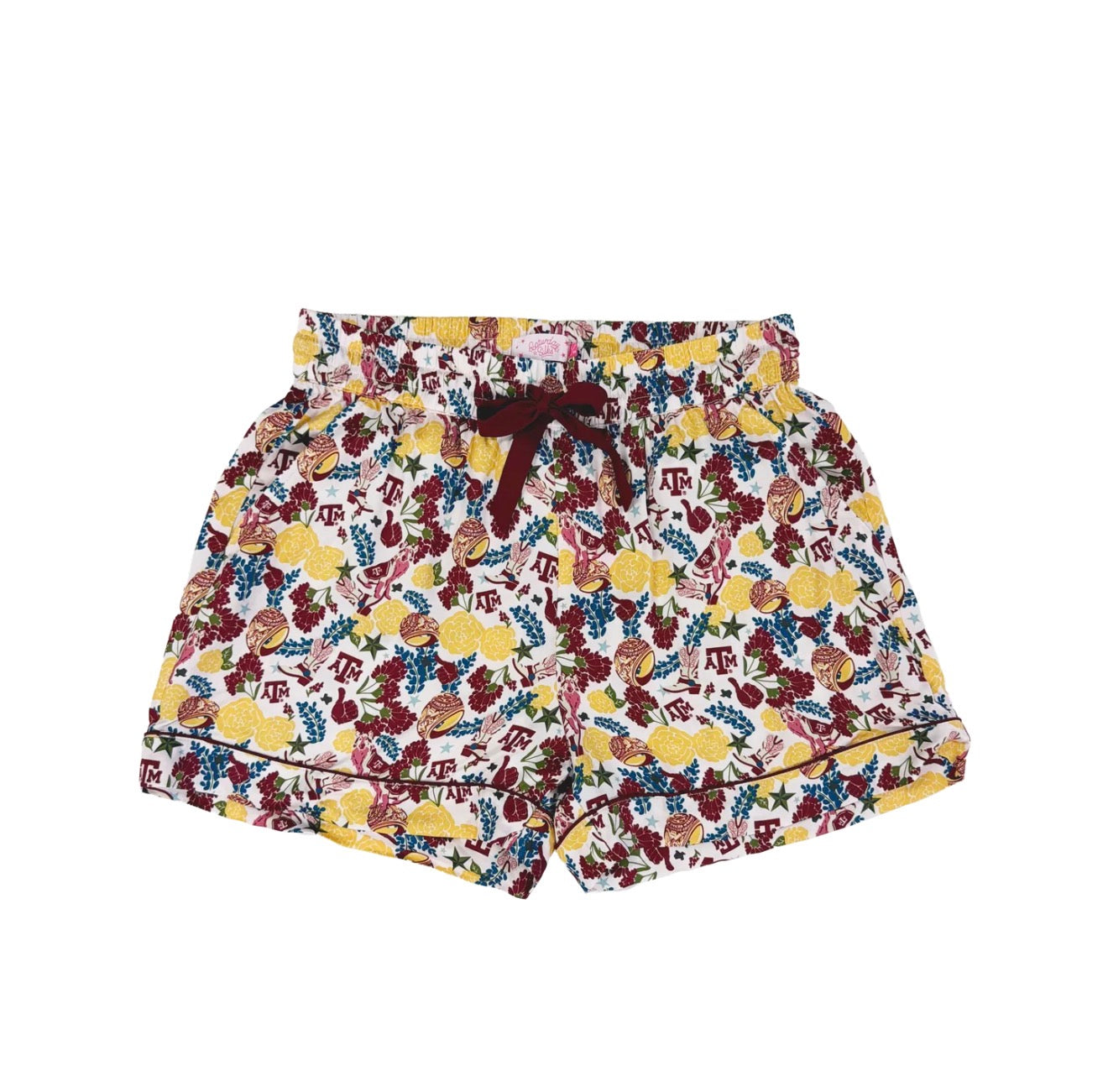 Saturday Silks “Texas A&M” Sleep Shortie