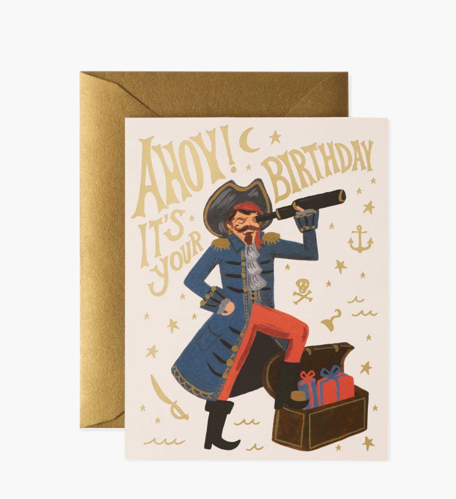 Rifle Paper Co. "Pirate" Birthday Card