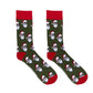 Living Royal Men's Bamboo Crew Socks-Cool Santa