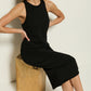 Nation LTD “Dani” Tank Midi Dress - Jet Black