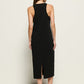 Nation LTD “Dani” Tank Midi Dress - Jet Black