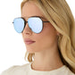 Diff Eyewear "Dash" Black + Lavender Mirror