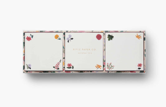 Rifle Paper Co. "Dahlia" Notepad Trio