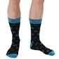 Living Royal Men's Bamboo Crew Socks-Bike