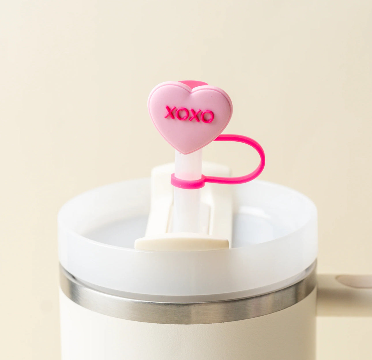 The Darling Effect Straw Topper-Hugs & Kisses