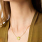 Julie Vos “Cobblestone” Delicate Necklace-Gold/Ivory Cat’s Eye