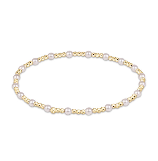 Enewton "Sincerity" Pearl 3mm Bracelet-Gold