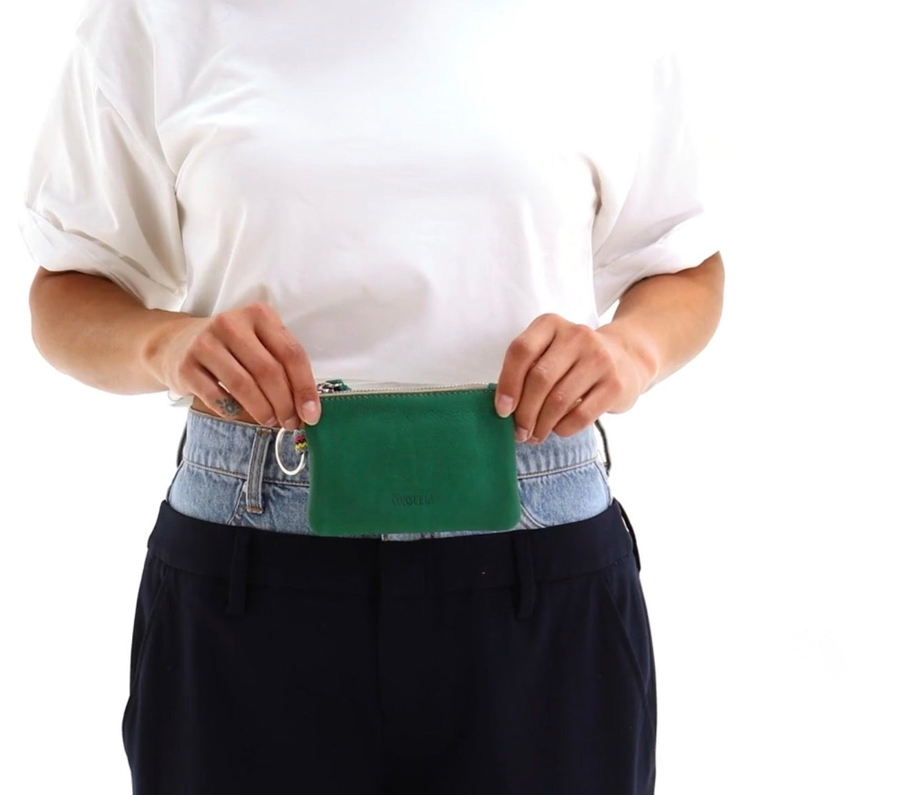 Consuela Pouch - Teal