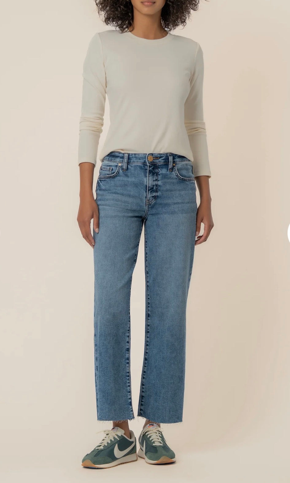 Kut from the Kloth "Charlotte" High Rise Wide Leg-Star