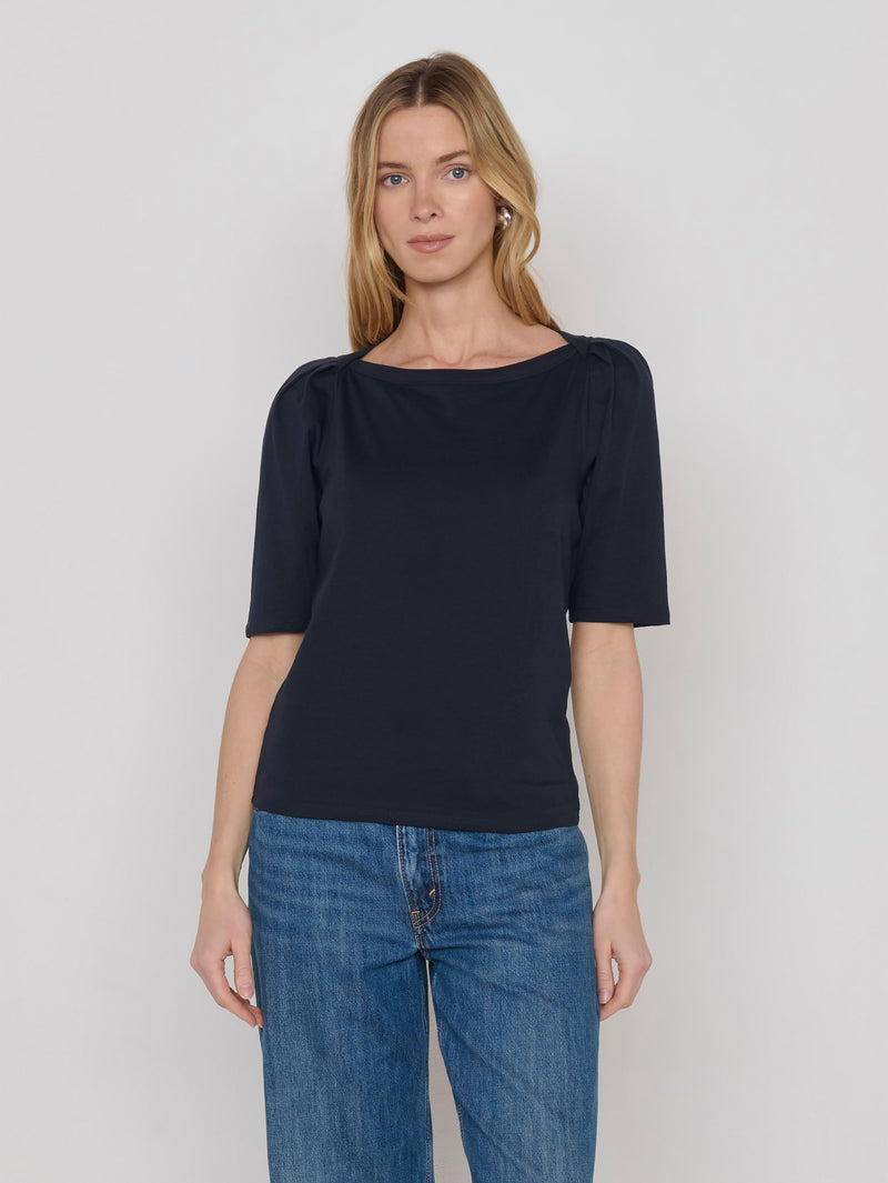 Nation LTD "Deana" Solid Enveope Tee-Night Sky