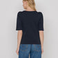 Nation LTD "Deana" Solid Enveope Tee-Night Sky