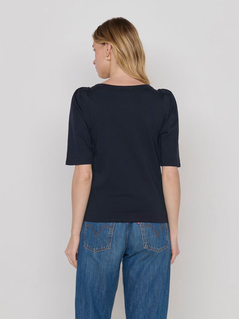 Nation LTD "Deana" Solid Enveope Tee-Night Sky