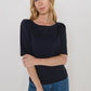 Nation LTD "Deana" Solid Enveope Tee-Night Sky