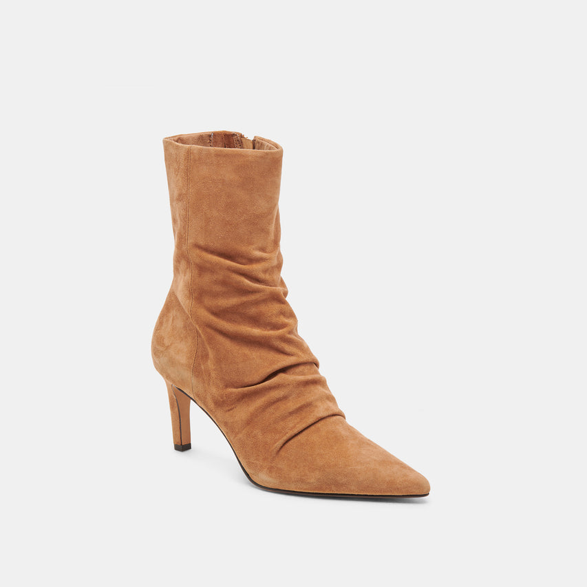 Dolce Vita “Fernly” Booties -Pecan Suede