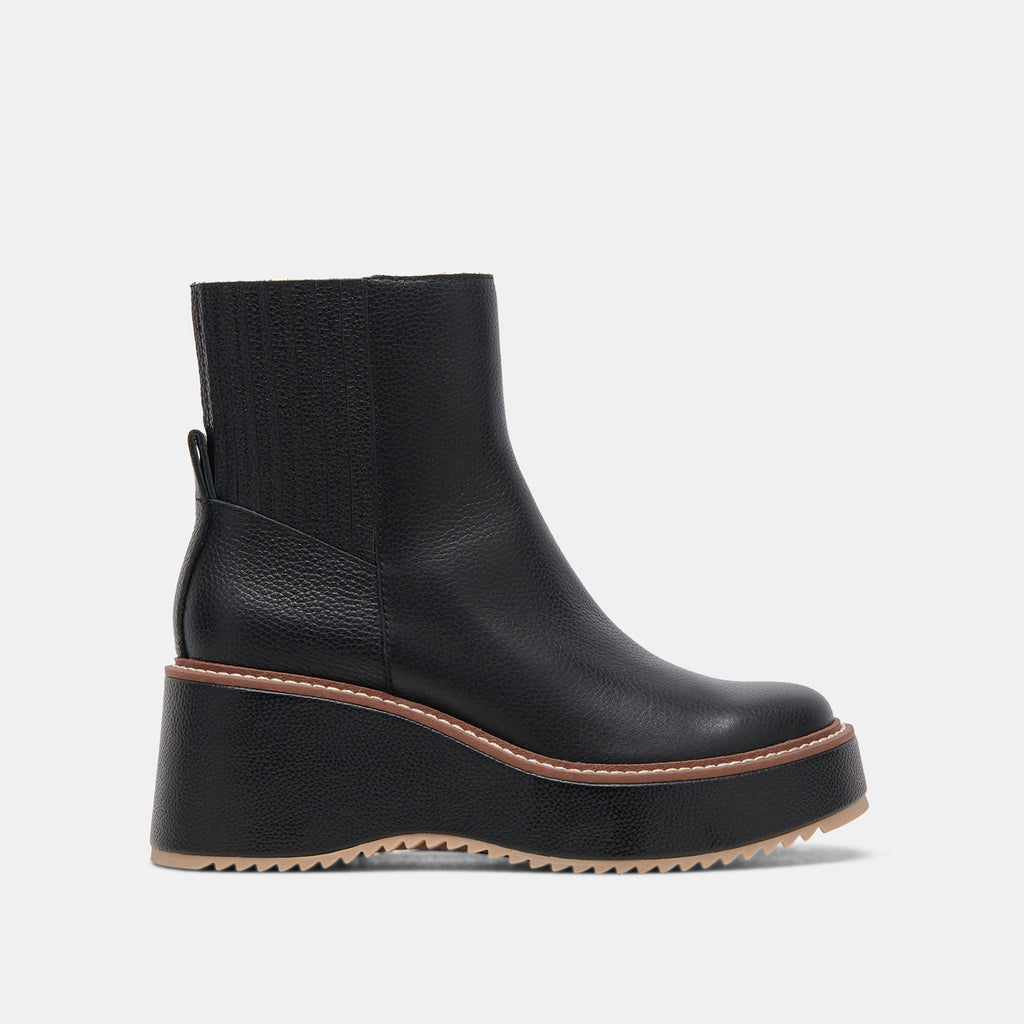 Dolce Vita "Hilde" Leather Boots -Black