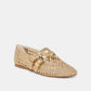 Dolce Vita "Baylee" Woven Ballet Flat-Gold Woven Stella