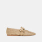 Dolce Vita "Baylee" Woven Ballet Flat-Gold Woven Stella