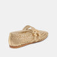 Dolce Vita "Baylee" Woven Ballet Flat-Gold Woven Stella