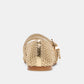 Dolce Vita "Baylee" Woven Ballet Flat-Gold Woven Stella
