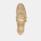 Dolce Vita "Baylee" Woven Ballet Flat-Gold Woven Stella