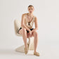 Dolce Vita "Baylee" Woven Ballet Flat-Gold Woven Stella