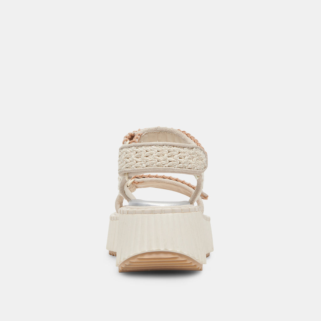 Dolce Vita "Debra" Sandals-Ivory Suede