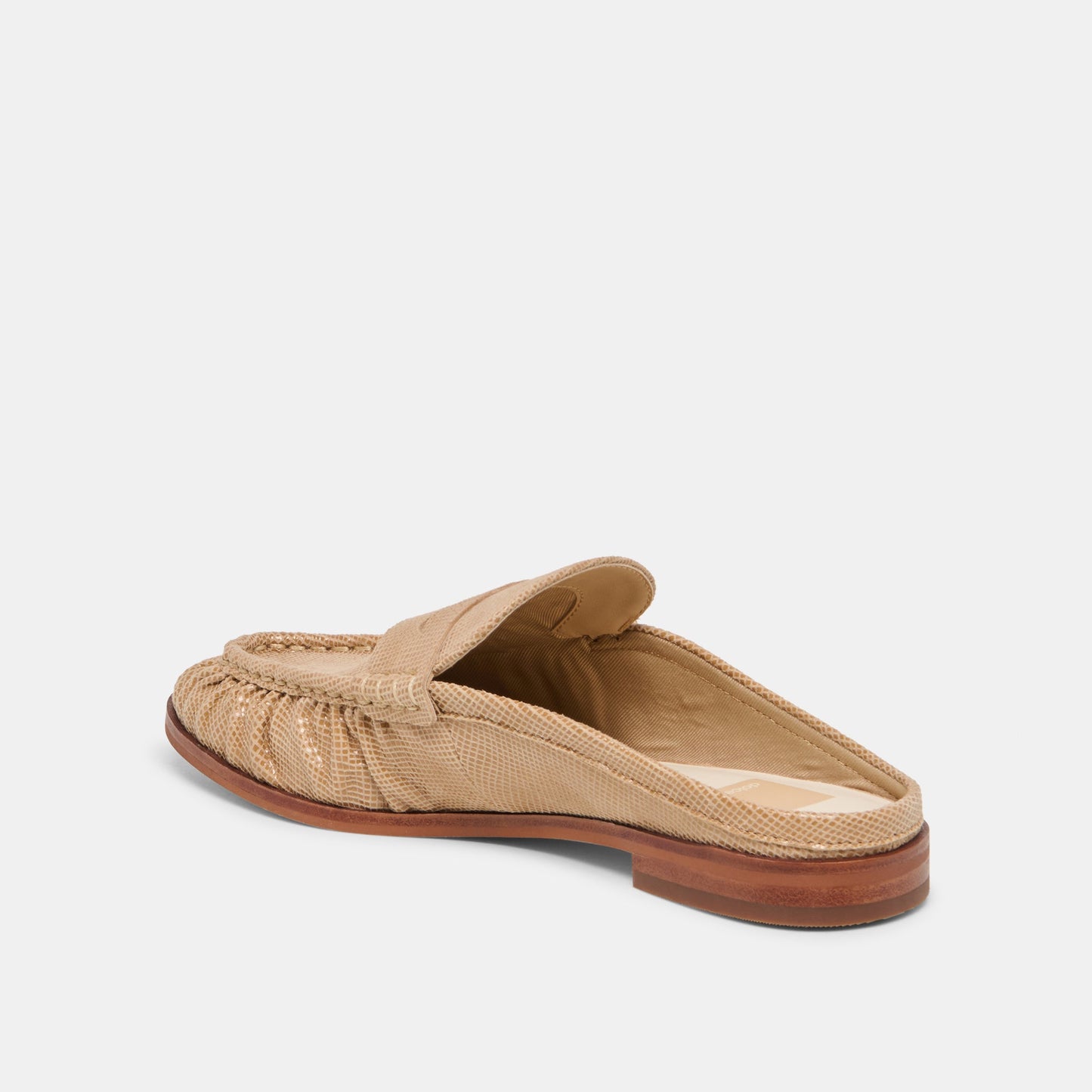 Dolce Vita "Betzy" Embossed Suede Loafer-Latte