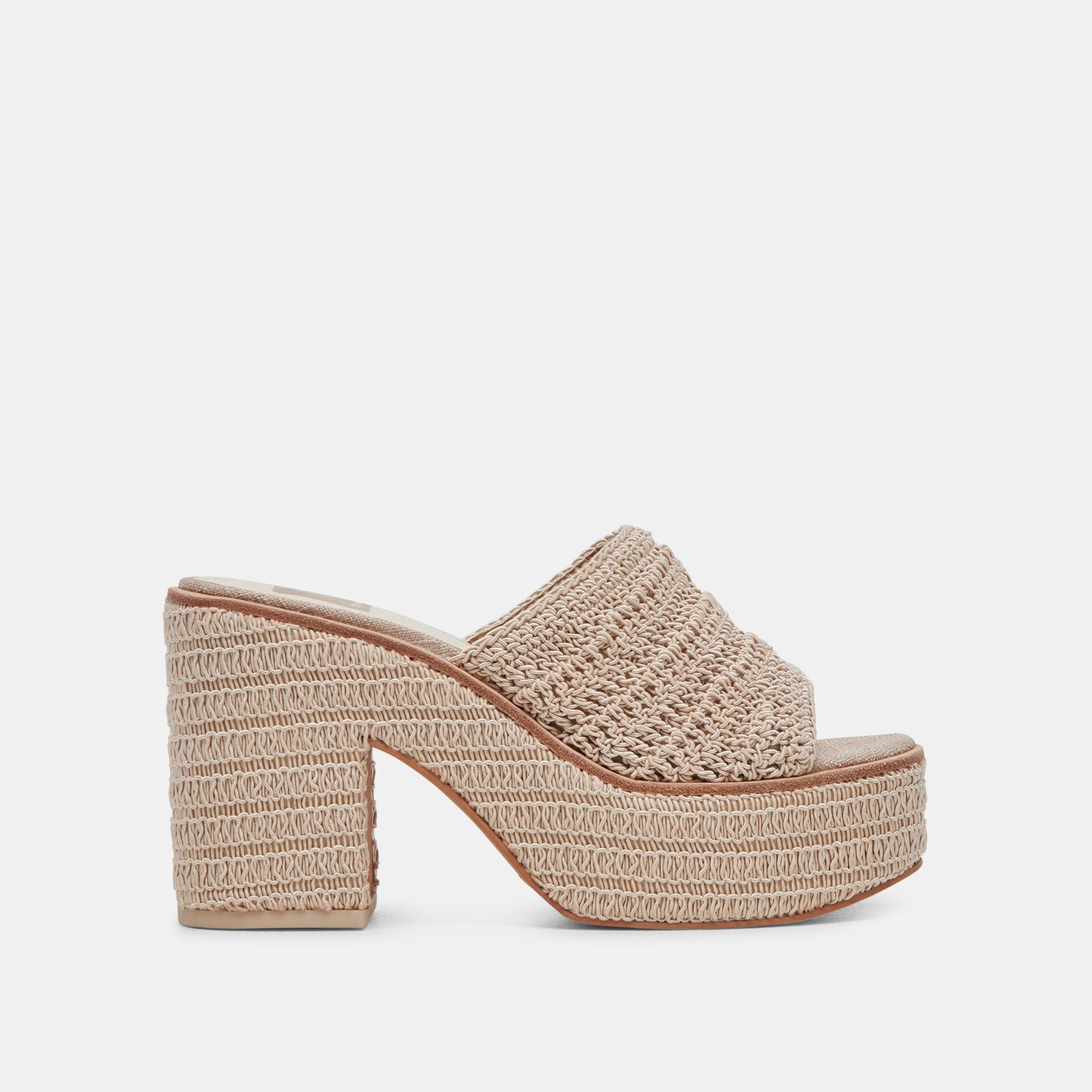 Dolce Vita “Ladin” Heels -Dove Woven