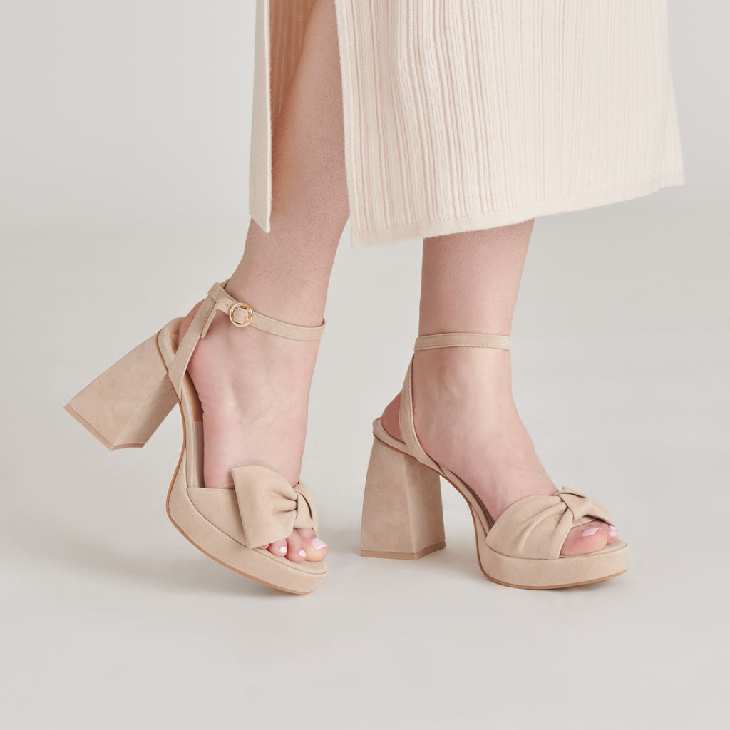 Dolce Vita “Pacie” Heels -  Camel Suede