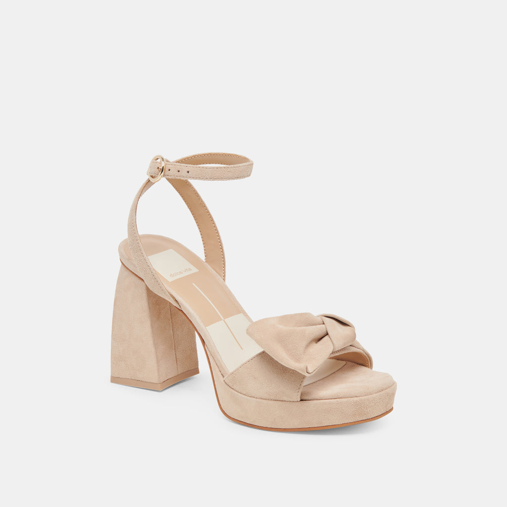 Dolce Vita “Pacie” Heels -  Camel Suede