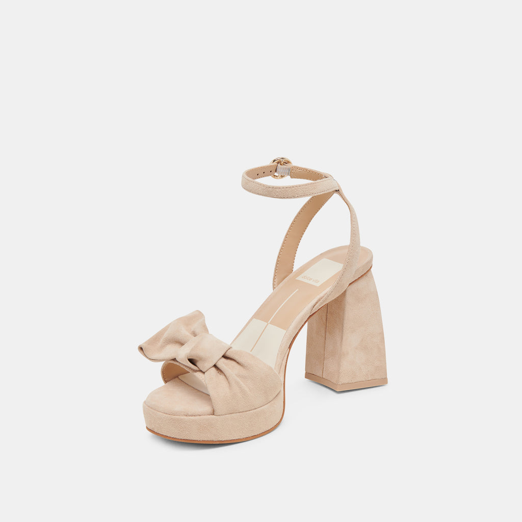 Dolce Vita “Pacie” Heels -  Camel Suede