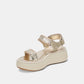 Dolce Vita "Debra" Sandal-Platinum Distressed