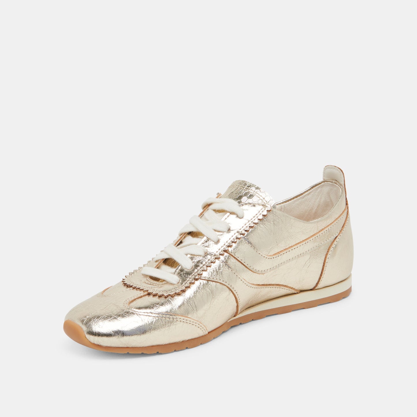 Dolce Vita "Delany" Sneakers -Light Gold Crinkle